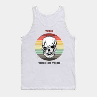 Sunset Skull / Team Trick or Trick Tank Top